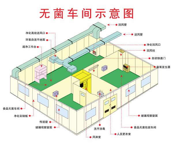 净车间平面图